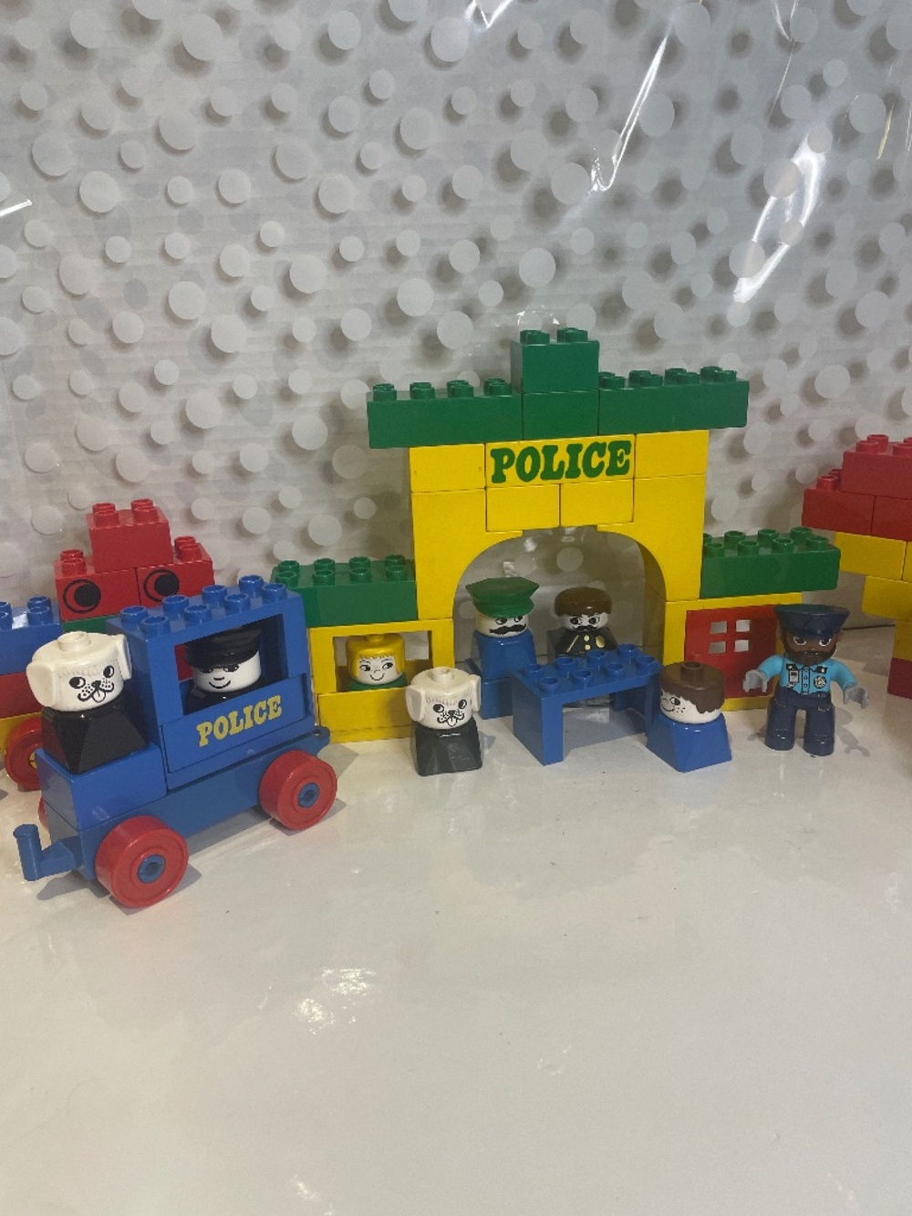 Vintage Lego Duplo 🚔👮Police Station 522